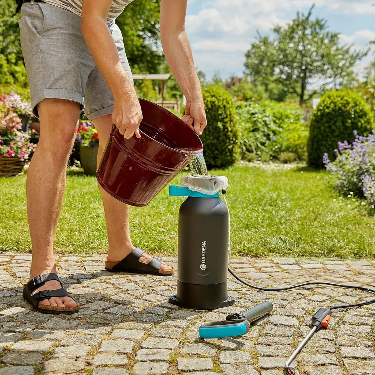 Gardena Basınçlı Püskürtücü 5 L 11130-20 — Dolum ağzı