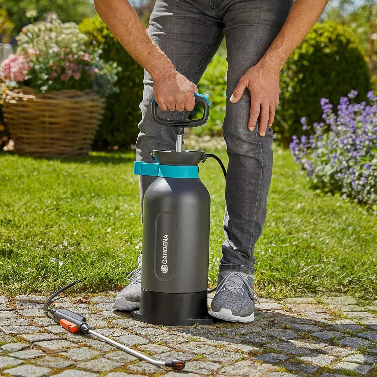 Gardena Basınçlı Püskürtücü 5 L 11130-20 — Manuel pompalama