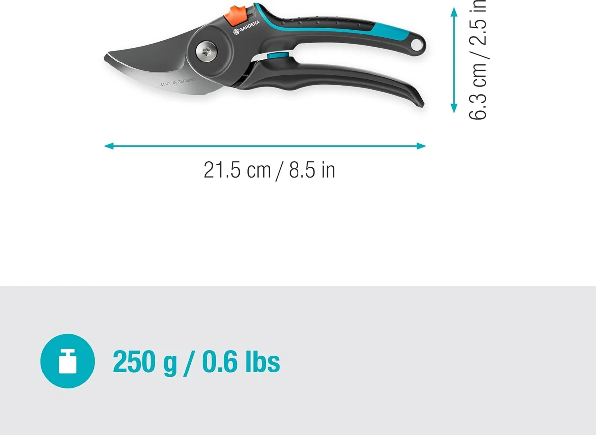 Gardena PremiumCut Pro Yaş Dal Budama Makası 12251-20 — Makas ölçüleri