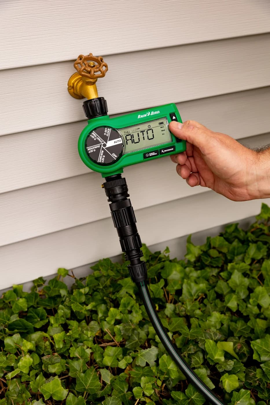 Rain Bird 1ZEHTMR Musluk Tipi Sulama Zamanlayıcısı — 1ZEHTMR üzerinde üreticinin ayar kullanım örneği