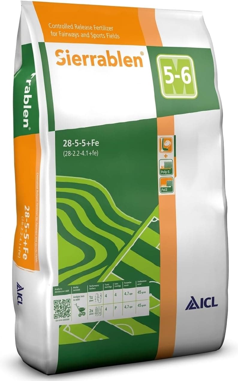 ICL Specialty Fertilizers Sierrablen 5-6 aylık Çim Bakım Gübresi 28+05+05+Fe