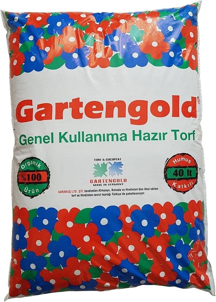 Gartengold Organik Genel Kullanım Torf 40 Litre