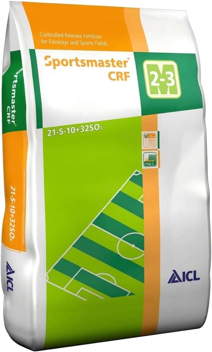 Sportsmaster CRF 21-5-10+32SO₃ Kontrollü Salınımlı Çim Gübresi 2-3 Ay 25 KG