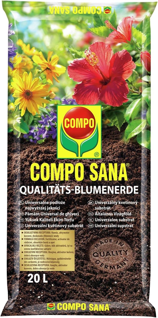COMPO Sana 1142 Çiçekli Bitkiler için Toprak, 20lt
