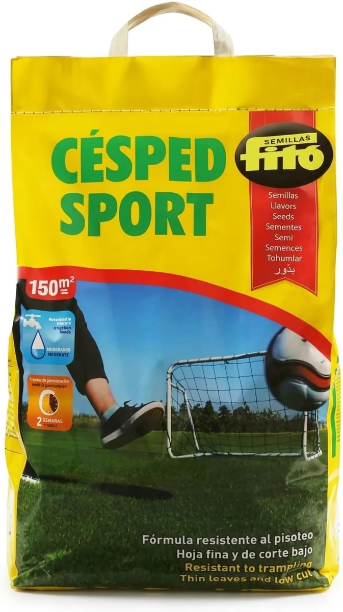 Semillas Fito Sport Karışımı 4 Mix Çim Tohumu 5 KG Parklar Bahçeler Spor Alanları İçin — görsel 1