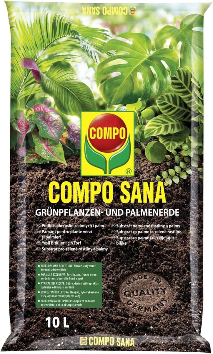 COMPO Sana 1431 Yeşil Bitkiler için Toprak, 10lt — görsel 1