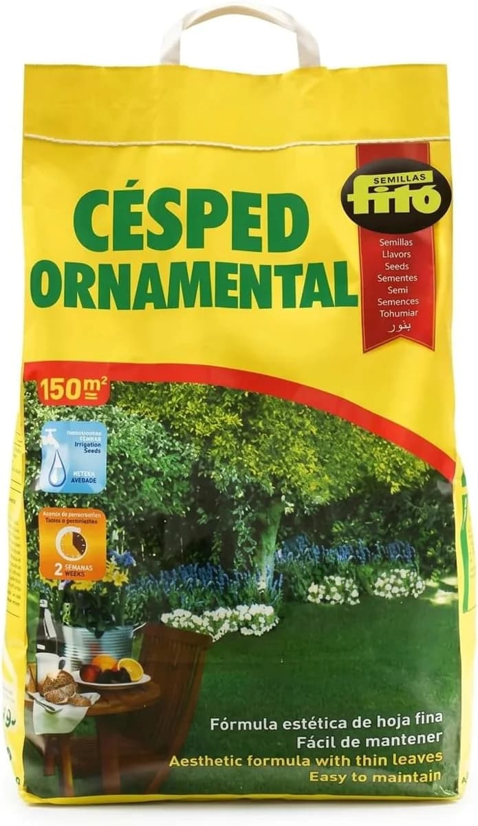 Semillas Fito Ornamental Karışımı 6 Mix Çim Tohumu 5 KG Koyu Yeşil Dış Mekan Kullanımı İçin